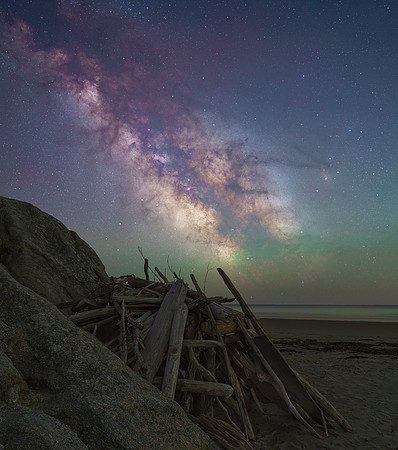 Milky Way at Morse Mountain Beach